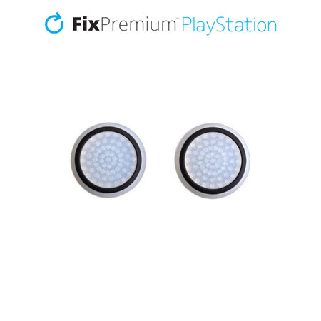 FixPremium - PS4/PS5 Controller Grip Caps - Set 2pcs, transparent black