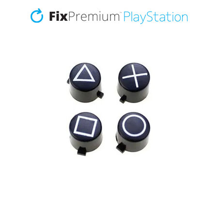 FixPremium - Retro Buttons for PS5 DualSense, white