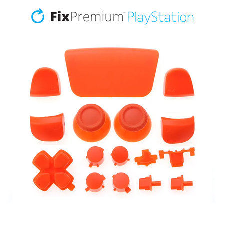 FixPremium - Decorative elements for PS5 DualSense, orange