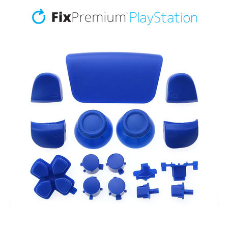 FixPremium - Decorative elements for PS5 DualSense, blue