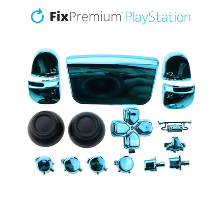 FixPremium - Luxury Decorative elements for PS5 DualSense, blue