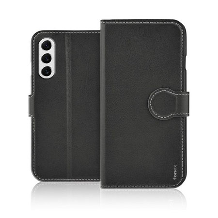 Fonex - Case Book Identity for Samsung Galaxy S23, black