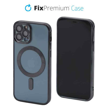 FixPremium - Case Crystal s MagSafe for iPhone 12 Pro, black