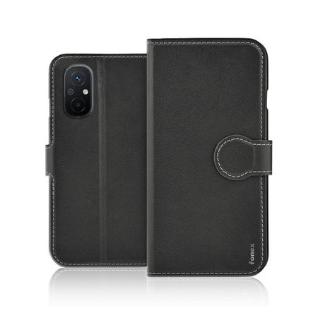 Fonex - Case Book Identity for Xiaomi Redmi 12C, black