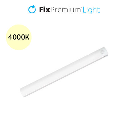 FixPremium - LED Night Light with Motion Sensor (warm yellow), (0.3m), white