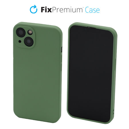 FixPremium - Case Rubber for iPhone 13 & 14, green