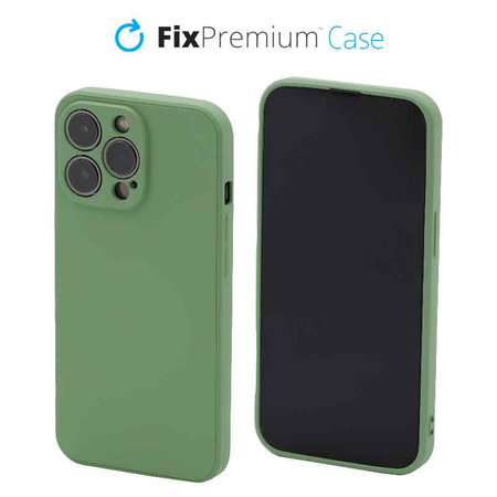 FixPremium - Case Rubber for iPhone 13 Pro, green