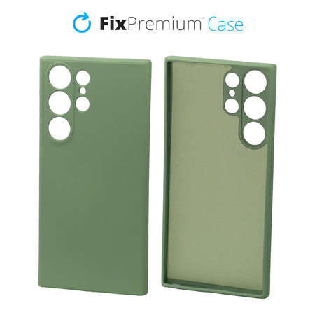 FixPremium - Case Rubber for Samsung Galaxy S23 Ultra, green