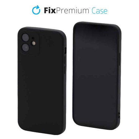 FixPremium - Case Rubber for iPhone 12 & 12 Pro, black