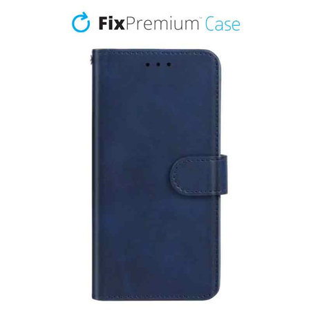 FixPremium - Case Book Wallet for iPhone 11, blue