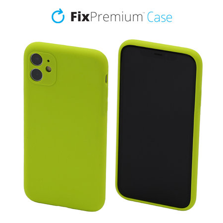 FixPremium - Silicone Case for iPhone 11, neon green