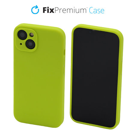 FixPremium - Silicone Case for iPhone 13, neon green