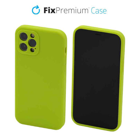 FixPremium - Silicone Case for iPhone 13 Pro, neon green