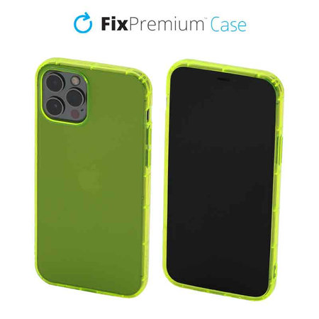 FixPremium - Case Clear for iPhone 13 Pro, yellow