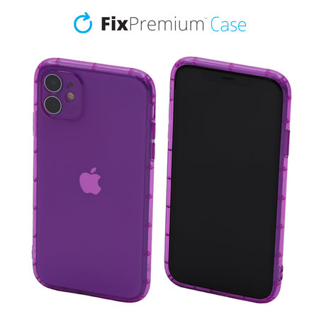 FixPremium - Case Clear for iPhone 11, violet