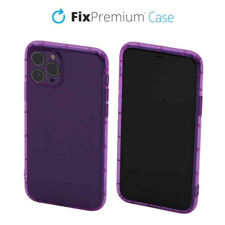 FixPremium - Case Clear for iPhone 11 Pro, violet