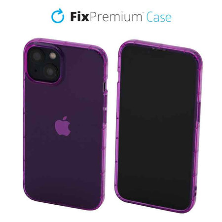 FixPremium - Case Clear for iPhone 13, violet