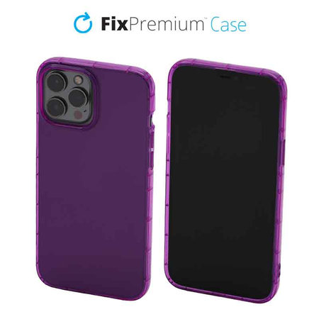 FixPremium - Case Clear for iPhone 13 Pro, violet