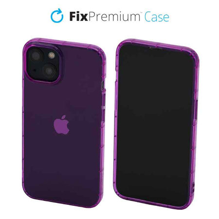 FixPremium - Case Clear for iPhone 14, violet