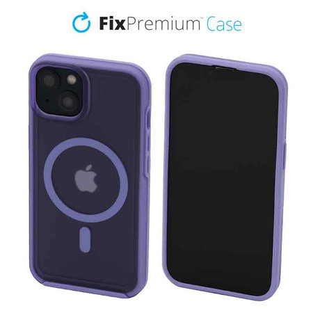 FixPremium - Case Clear withMagSafe for iPhone 13, violet