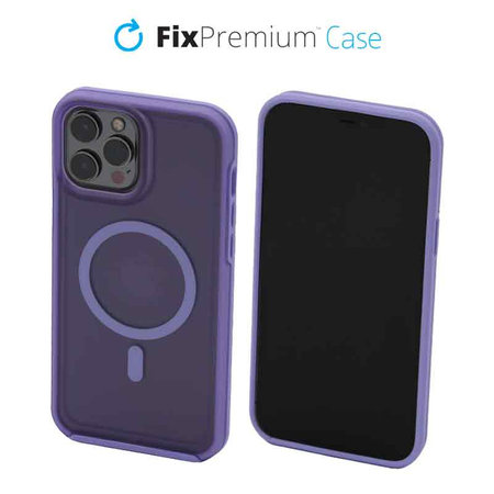 FixPremium - Case Clear withMagSafe for iPhone 13 Pro Max, violet