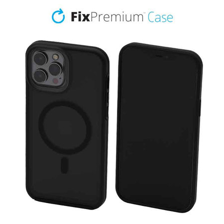 FixPremium - Case Clear withMagSafe for iPhone 13 Pro Max, frost black