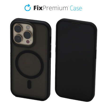 FixPremium - Case Clear withMagSafe for iPhone 14 Pro, frost black