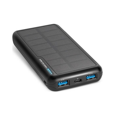 SBS - PowerBank Solar, 10 000 mAh, black