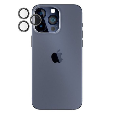 PanzerGlass - Rear Camera Lens Protector Hoops for iPhone 15 Pro & 15 Pro Max, transparent