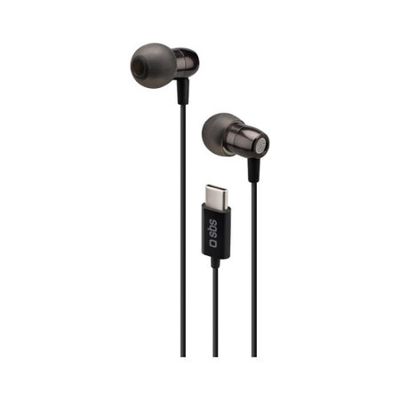 SBS - Earphones Metal Pro 2.0, USB-C, black