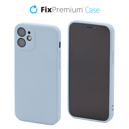 FixPremium - Silicone Case for iPhone 12 mini, light blue