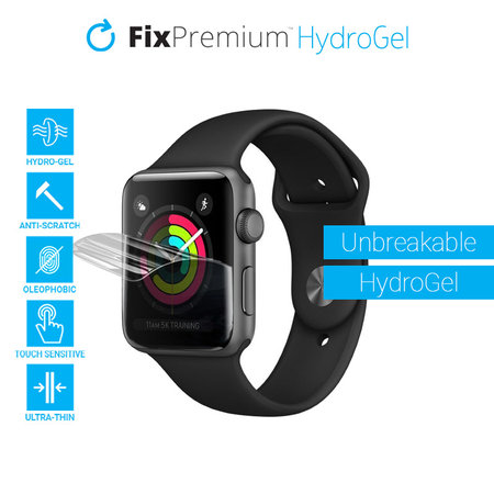 FixPremium - Unbreakable Screen Protector for Apple Watch 1, 2, 3 (38mm)