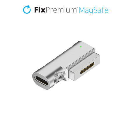 FixPremium - Reduction USB-C - MagSafe 2, silver