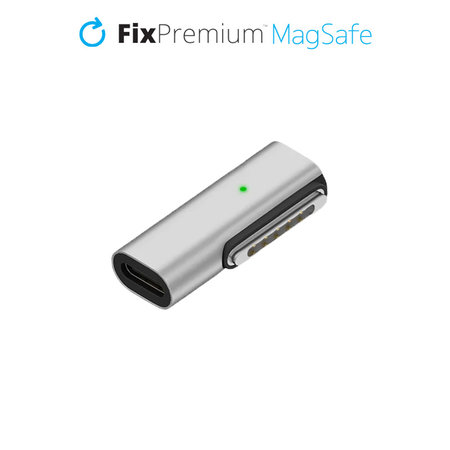 FixPremium - Reduction USB-C - MagSafe 3, silver