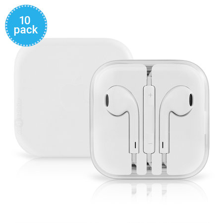 Apple - Earphones EarPods with 3.5mm Connector - MD827ZM/A (10 Pack)