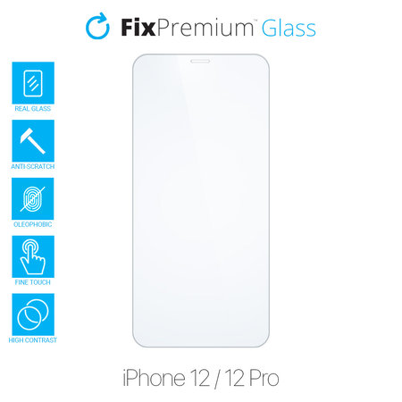 FixPremium Glass - Tempered Glass for iPhone 12 & 12 Pro