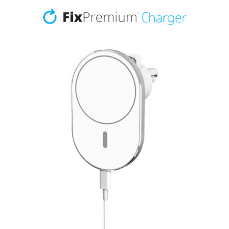 FixPremium - Car Charger MagSafe V2, white