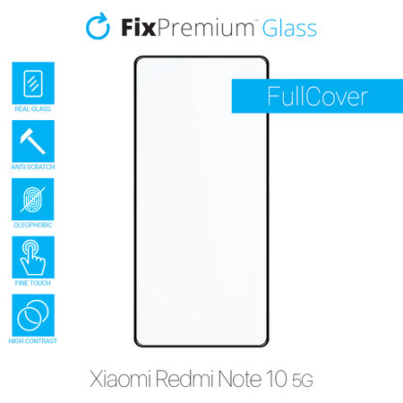 FixPremium FullCover Glass - Tempered Glass for Xiaomi Redmi Note 10 5G