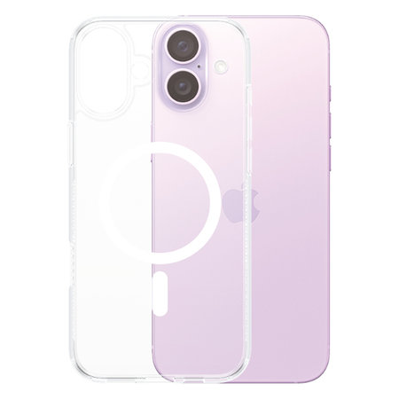 PanzerGlass - Case HardCase with MagSafe for iPhone 16 Plus, transparent