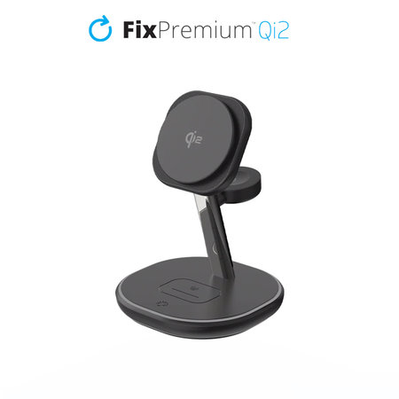 FixPremium - MagSafe Charging Stand with Qi2, black