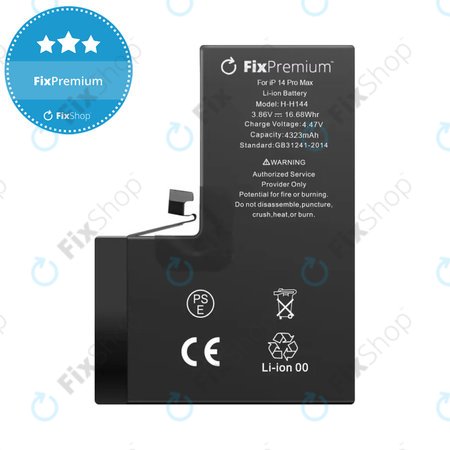 Apple iPhone 14 Pro Max - Battery A2830 4323mAh FixPremium