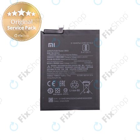 Xiaomi Redmi Note 9 Pro - Battery BN53 5020mAh - 46020000181G Genuine Service Pack