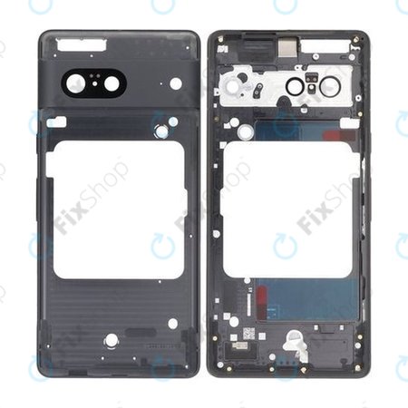 Google Pixel 7 GVU6C GQML3 - Middle Frame (Obsidian)