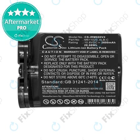 iRobot Braava jet m6 - Battery ALB-C, M611020 Li-Ion 10.8V 2600mAh HQ