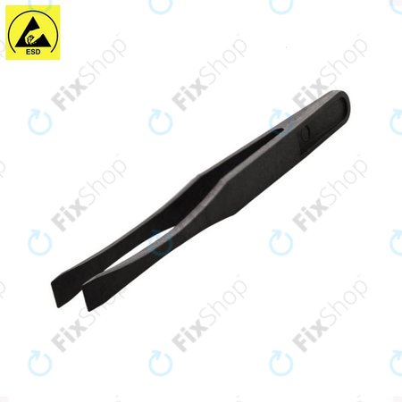 Plastic Antistatic Tweezer with Curved Tip