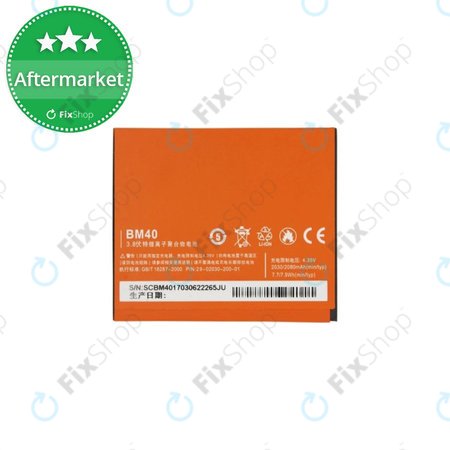 Xiaomi Mi 2A - Battery BM40 2080mAh