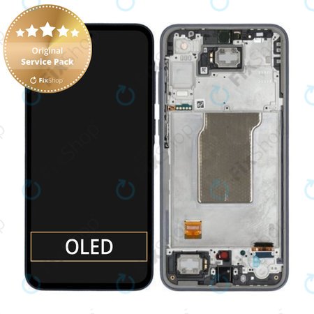 Samsung Galaxy A35 A356B - LCD Display + Touch Screen + Frame (Awesome Navy) - GH82-34223A Genuine Service Pack