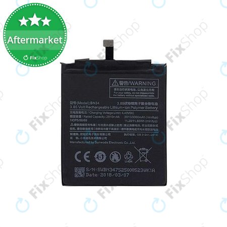 Xiaomi Redmi 5A - Battery BN34 3000mAh