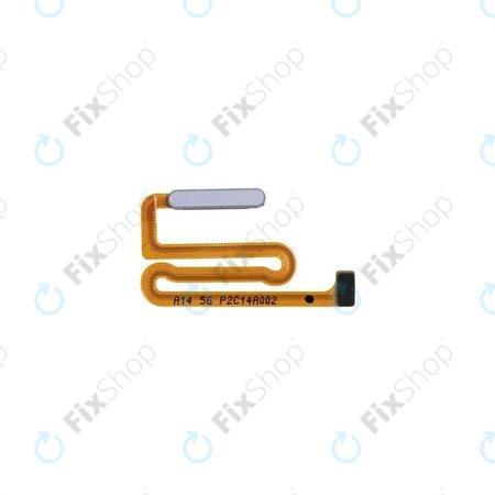 Samsung Galaxy A14 5G A146B - Fingerprint Sensor + Flex Cable (Silver) - GH81-23300A Genuine Service Pack