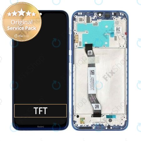 Xiaomi Redmi Note 8 - LCD Display + Touch Screen + Frame (Neptune Blue) - 5600030C3J00 Genuine Service Pack